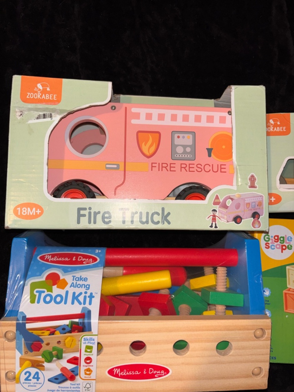 There are 4 toys sets